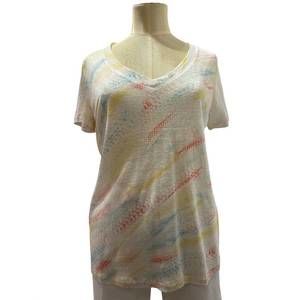 NEW MAX&MOI women's shawn tee shirt in python print